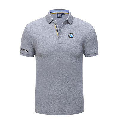 2022 Polo BMW Motorsport Coton Homme Manches Courtes Col Boutonné Poignets Cotelés